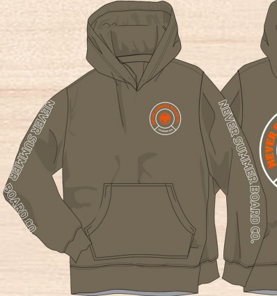 Sudadera Never Summer Snowboards Team